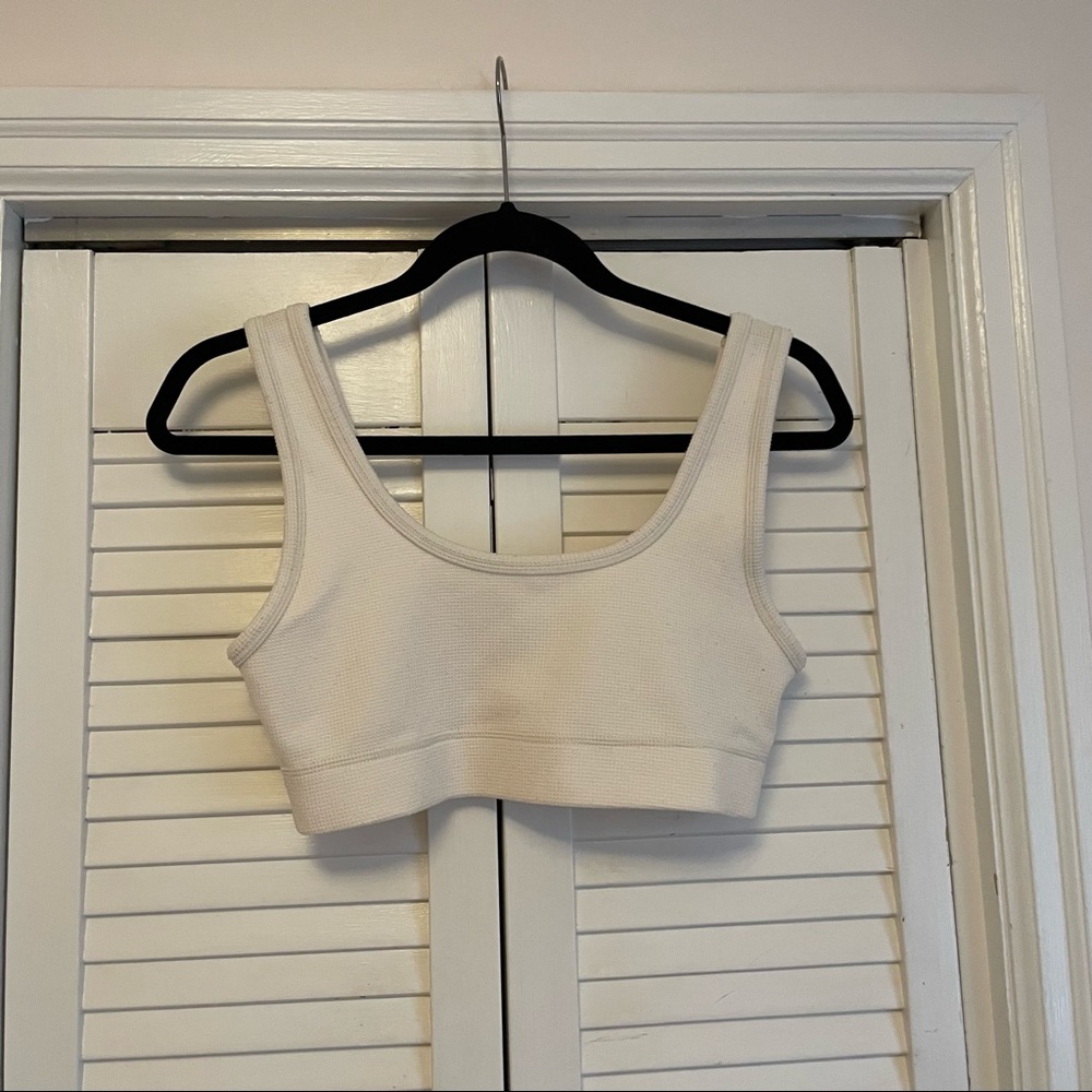 - Aritzia Cream Bra Top